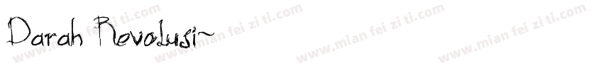 Darah Revolusi字体转换